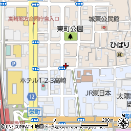 サミー株式会社　高崎営業所周辺の地図