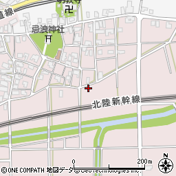 石川県加賀市弓波町（ニ）周辺の地図