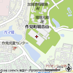 石川県加賀市作見町観音山周辺の地図