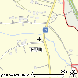 茨城県水戸市下野町608周辺の地図