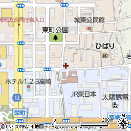 群馬県高崎市東町163-1周辺の地図