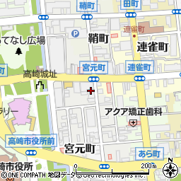 塚越刃物店周辺の地図