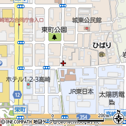 読売センター　高崎東部周辺の地図