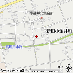 群馬県太田市新田小金井町1321周辺の地図