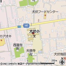 佐野市立犬伏小学校周辺の地図
