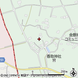 茨城県桜川市金敷381周辺の地図