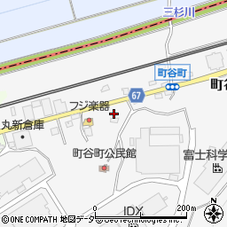 栃木県佐野市町谷町232周辺の地図
