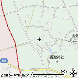 茨城県桜川市金敷381-4周辺の地図