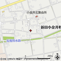 群馬県太田市新田小金井町1400周辺の地図