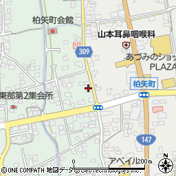 長野県安曇野市穂高柏原914周辺の地図