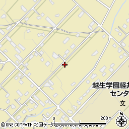 長野県北佐久郡御代田町西軽井沢周辺の地図