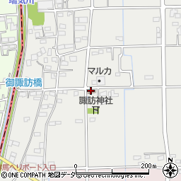 上樋越公民館周辺の地図