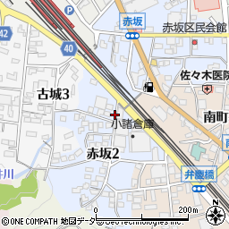 長野県小諸市赤坂周辺の地図