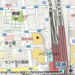 築地寿司岩 高崎高島屋店周辺の地図