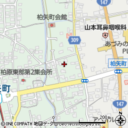 長野県安曇野市穂高柏原916周辺の地図