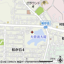 石川県加賀市松が丘周辺の地図