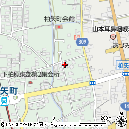 長野県安曇野市穂高柏原920周辺の地図