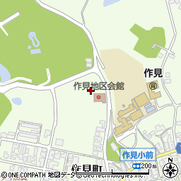 石川県加賀市作見町ヨ周辺の地図
