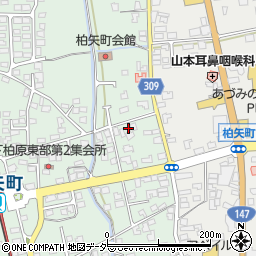 長野県安曇野市穂高柏原918周辺の地図
