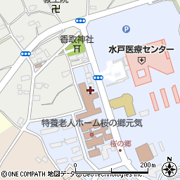 サンリツ薬局水戸桜の郷店周辺の地図