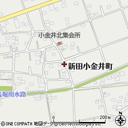 群馬県太田市新田小金井町1398-5周辺の地図