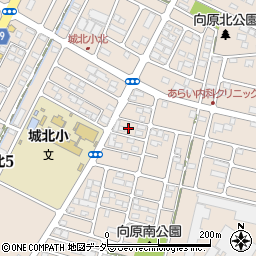 栃木県小山市城北4丁目12周辺の地図
