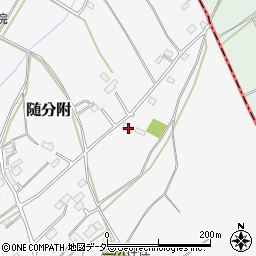 茨城県笠間市随分附509周辺の地図
