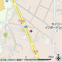 栃木県小山市立木1424周辺の地図