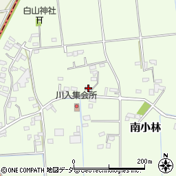栃木県小山市南小林555周辺の地図
