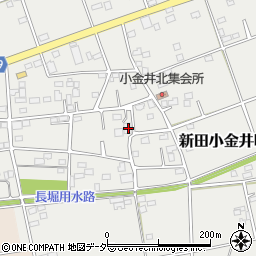 群馬県太田市新田小金井町1364-1周辺の地図