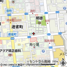 高崎駅前プラザホテル周辺の地図