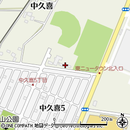 栃木県小山市中久喜1316-16周辺の地図