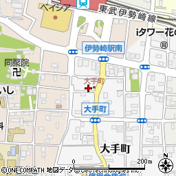 スカイ薬局伊勢崎中央店周辺の地図