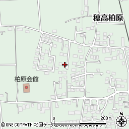 長野県安曇野市穂高柏原1488周辺の地図