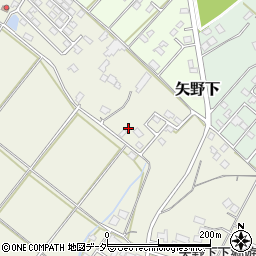 茨城県笠間市矢野下1502周辺の地図