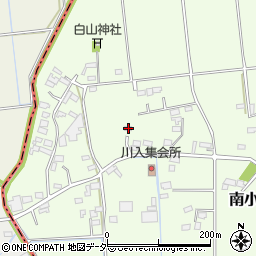 栃木県小山市南小林406周辺の地図