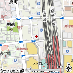 能開の個別指導Ａｘｉｓ高崎校周辺の地図