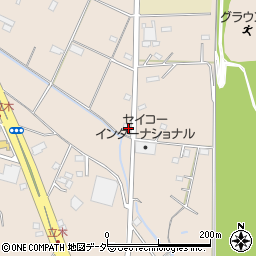 栃木県小山市立木534周辺の地図