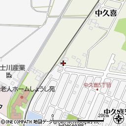 栃木県小山市中久喜1322-3周辺の地図