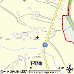 茨城県水戸市下野町443周辺の地図
