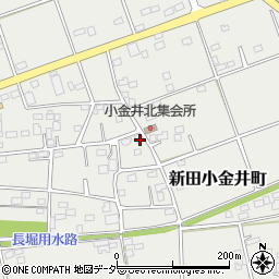 群馬県太田市新田小金井町1397周辺の地図