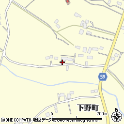 茨城県水戸市下野町439-1周辺の地図