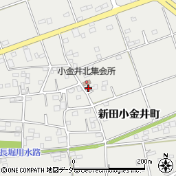群馬県太田市新田小金井町1417周辺の地図