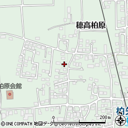 長野県安曇野市穂高柏原1485周辺の地図