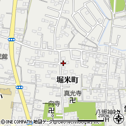栃木県佐野市堀米町224周辺の地図
