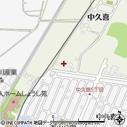 栃木県小山市中久喜1322-15周辺の地図