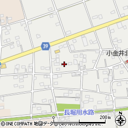 群馬県太田市新田小金井町1379-1周辺の地図