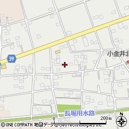 群馬県太田市新田小金井町1379-1周辺の地図