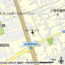 ホテルルートイン伊勢崎インター周辺の地図