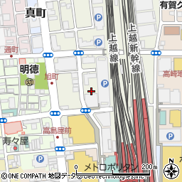 タイムズ高崎西口駅前第２駐車場周辺の地図